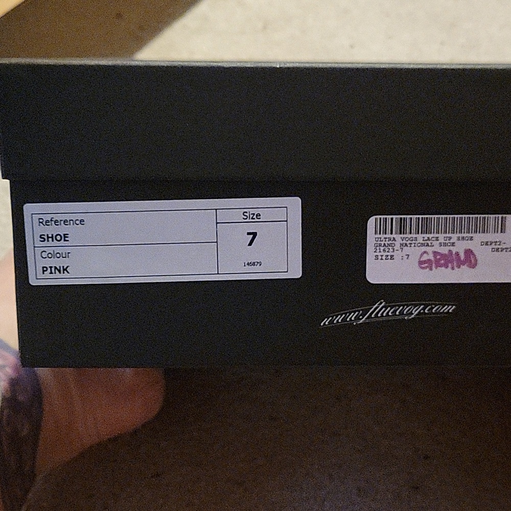 BNIB never worn pink Fluevog Grand Nationals - Picture 3 of 3